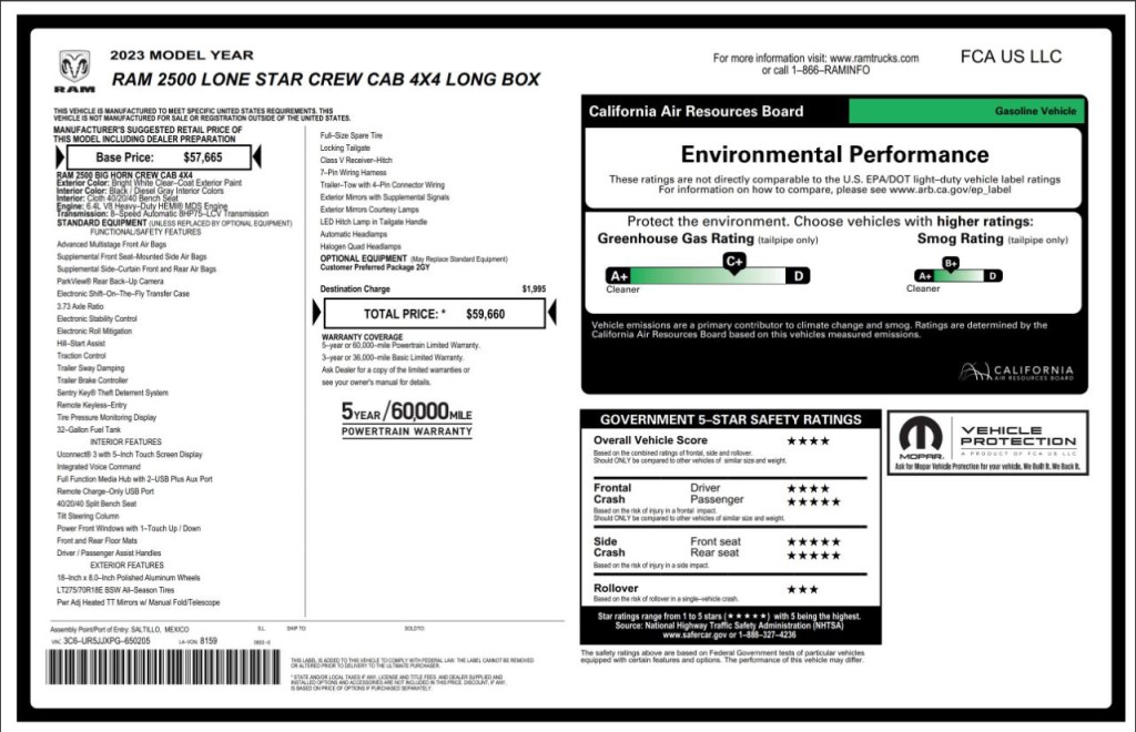 2023 RAM 2500 Image 4