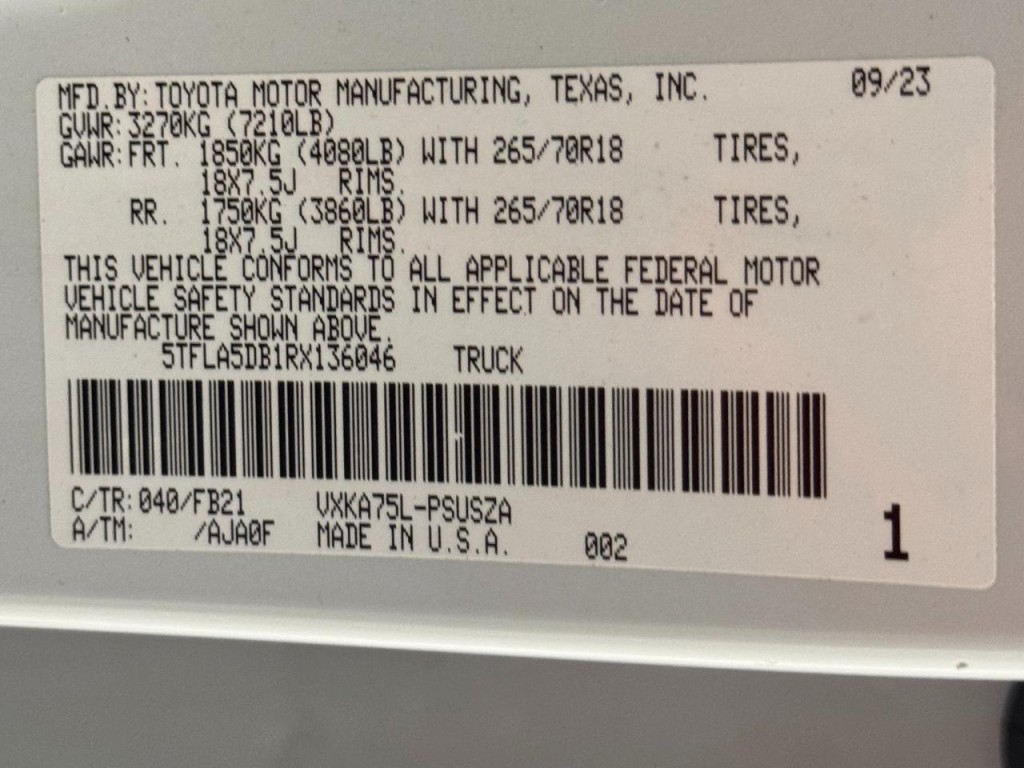 2024 Toyota Tundra Image 59