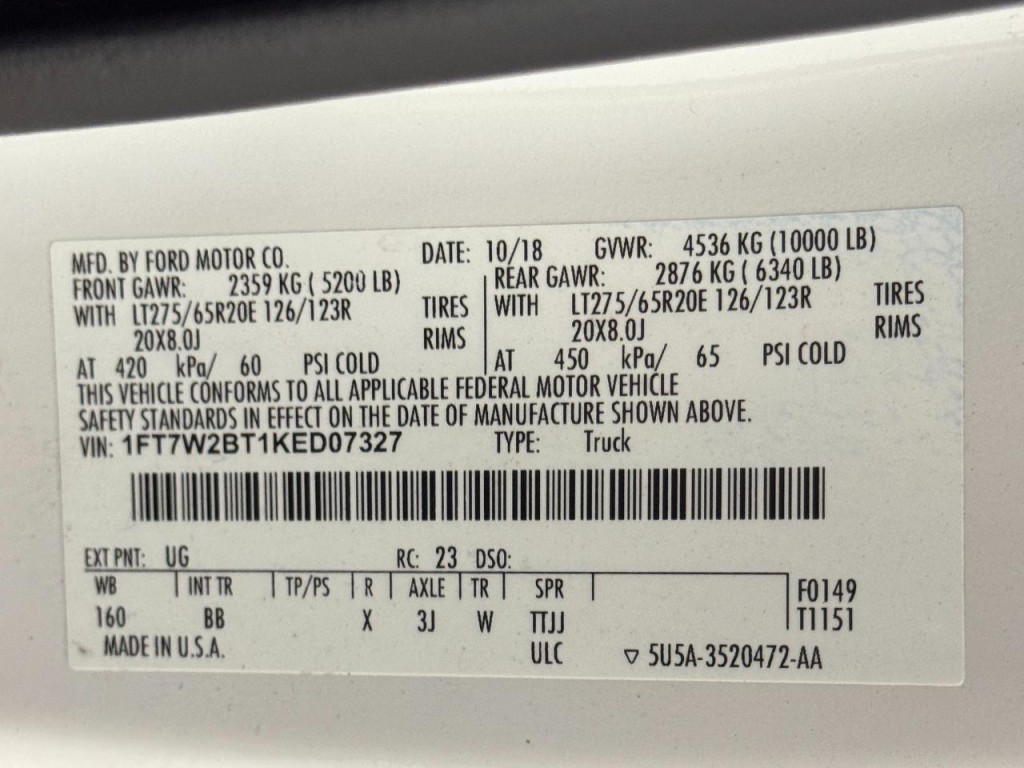 2019 Ford F-250 Image 78