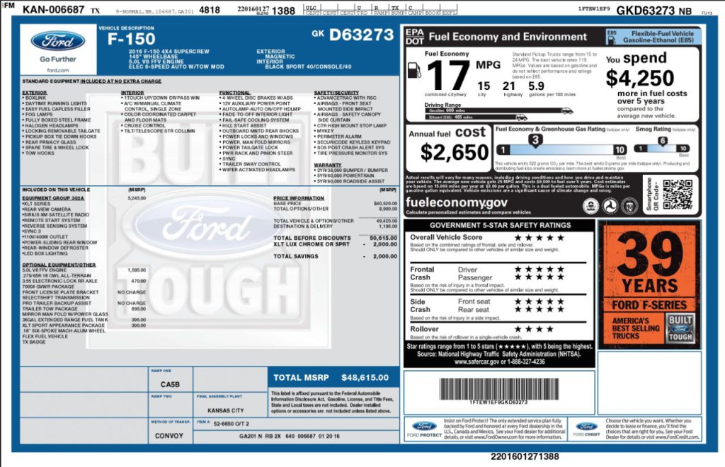 2016 Ford F-150 Image 4