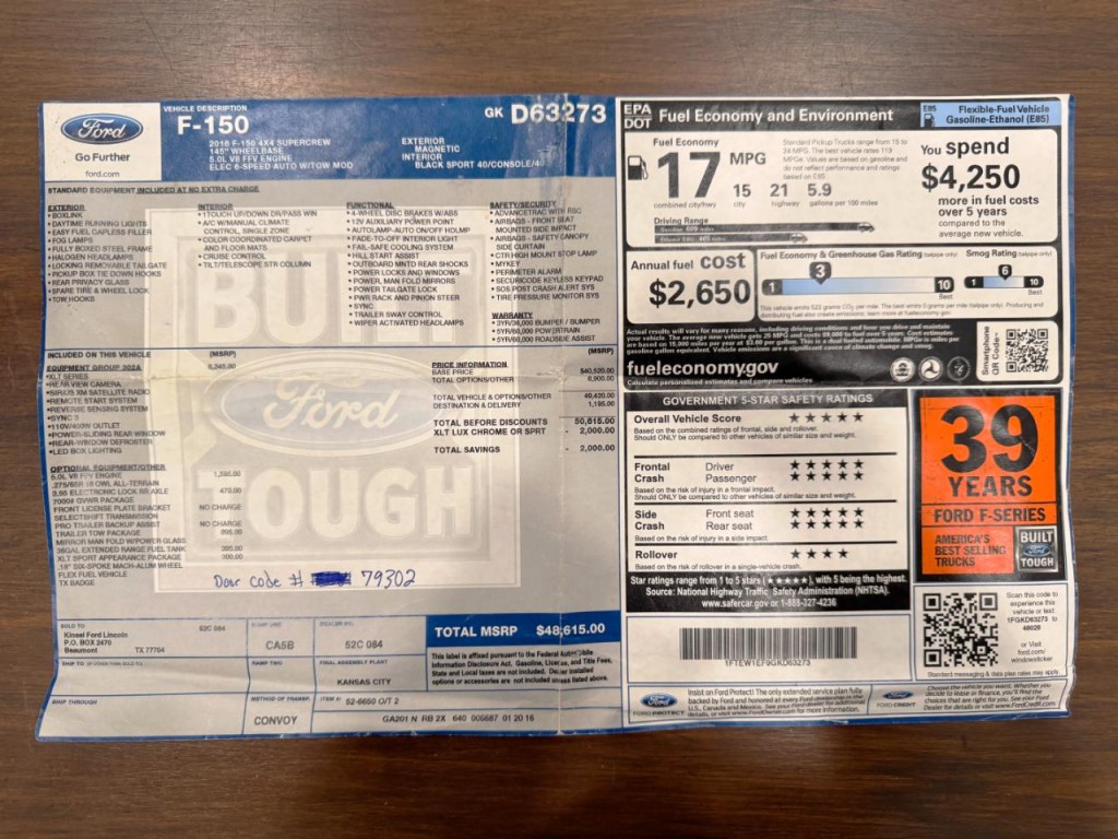 2016 Ford F-150 Image 57