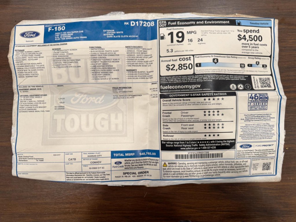 2024 Ford F-150 Image 63