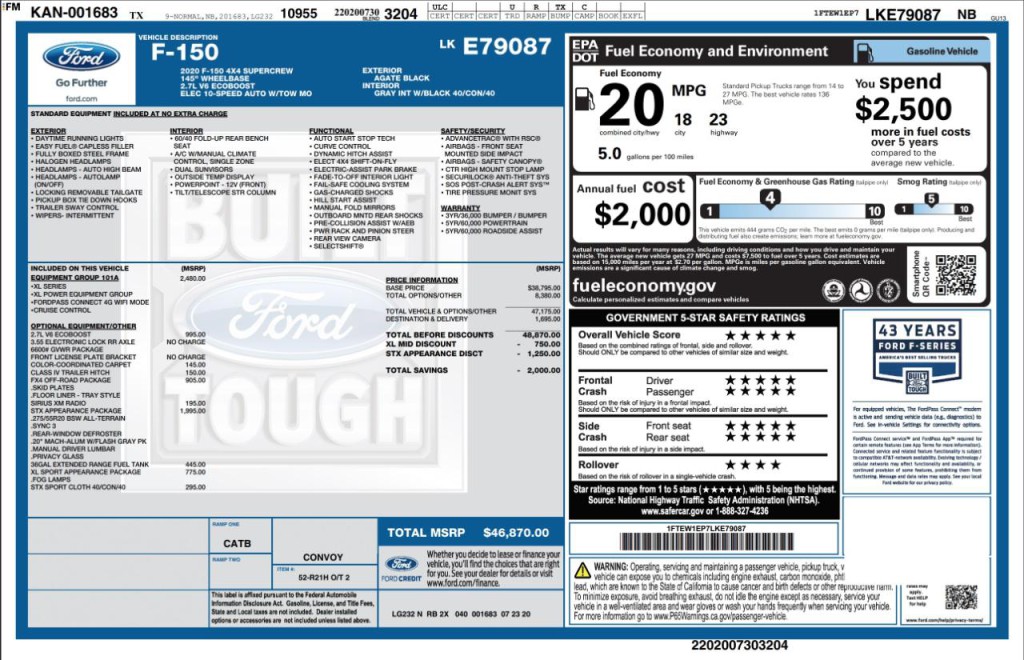 2020 Ford F-150 Image 3