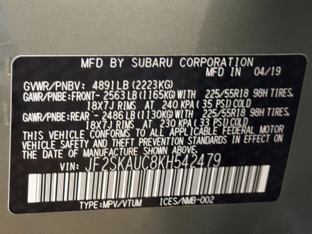 2019 Subaru Forester Image 22
