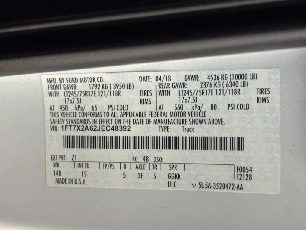 2018 Ford F-250 Image 55