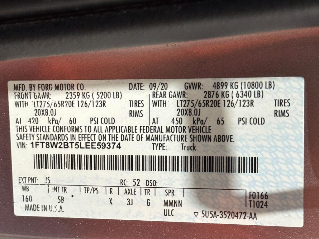 2020 Ford F-250 Image 66