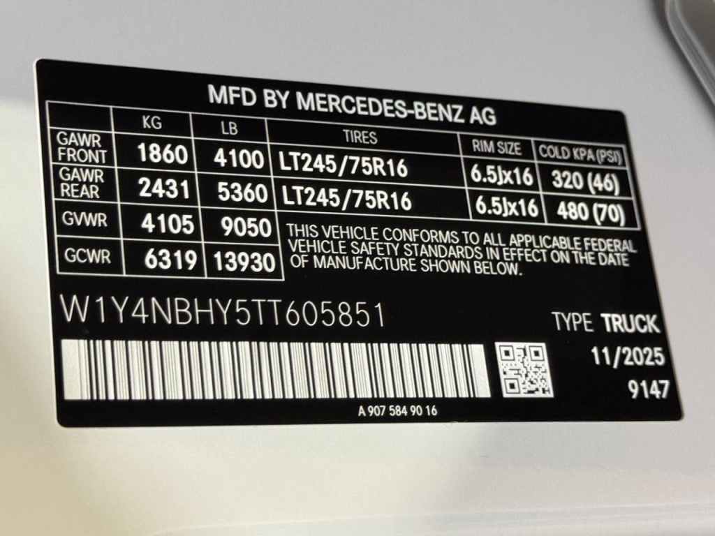 2026 Mercedes-Benz Sprinter Image 41