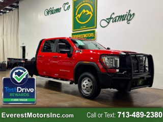 Image for 2023 GMC Sierra 3500 PRO CREWCAB 8FT FLATBED 6.6L V8 DIESEL 1OWNER ID: 7677858