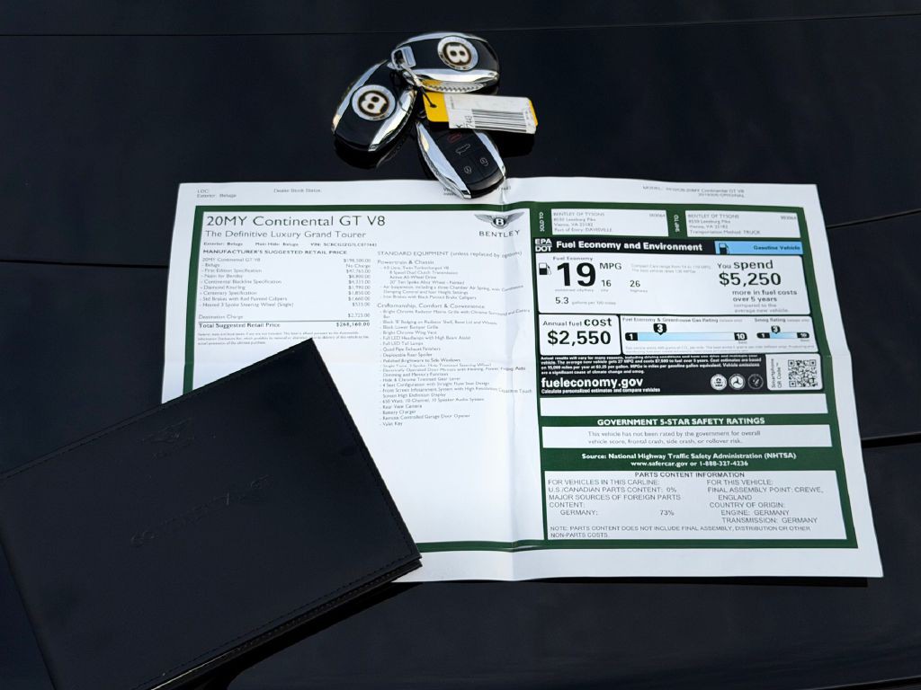 2020 Bentley Continental Image 45