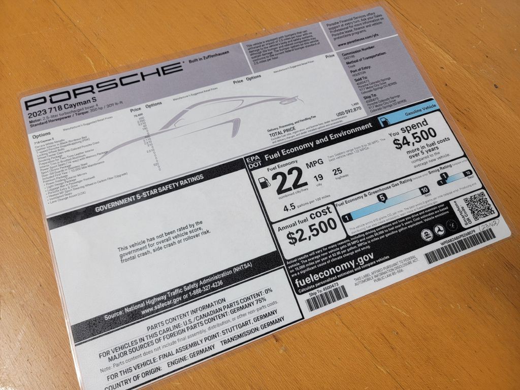 2023 Porsche Cayman Image 38