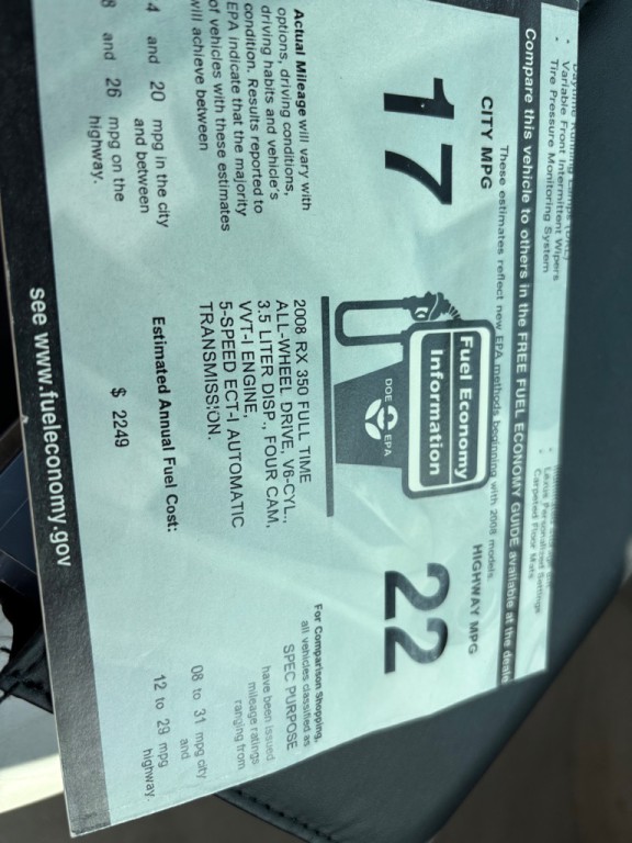 2008 Lexus RX 350 Image 18