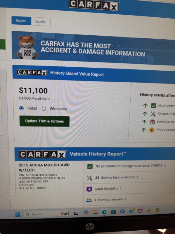 2015 Acura MDX Image 30