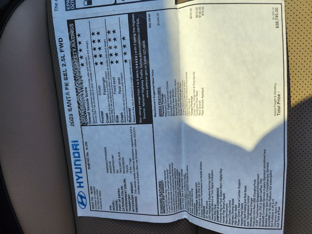 2023 Hyundai Santa Fe Image 15