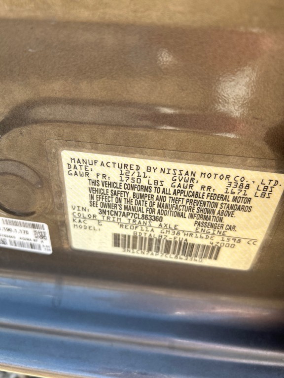 2012 Nissan Versa Image 11