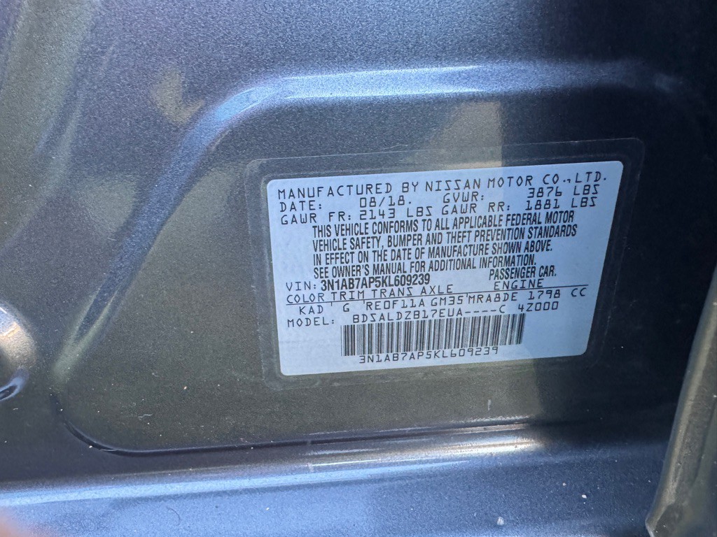 2019 Nissan Sentra Image 9