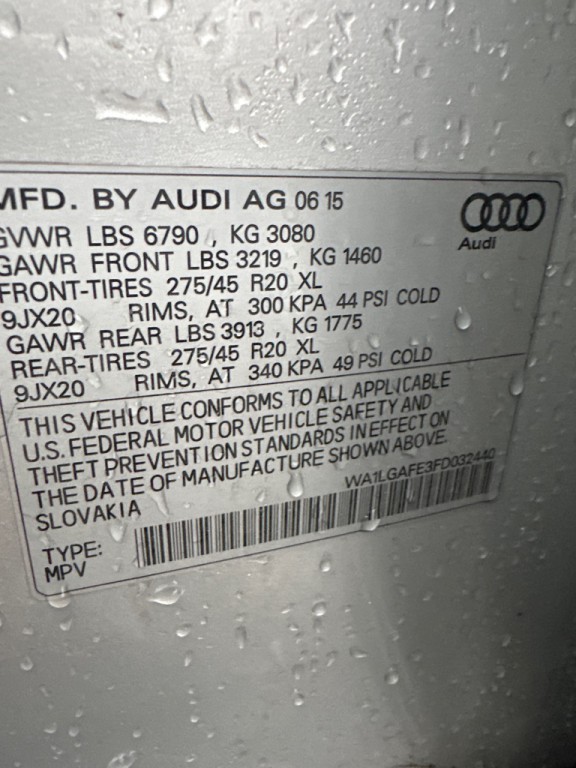2015 Audi Q7 Image 15