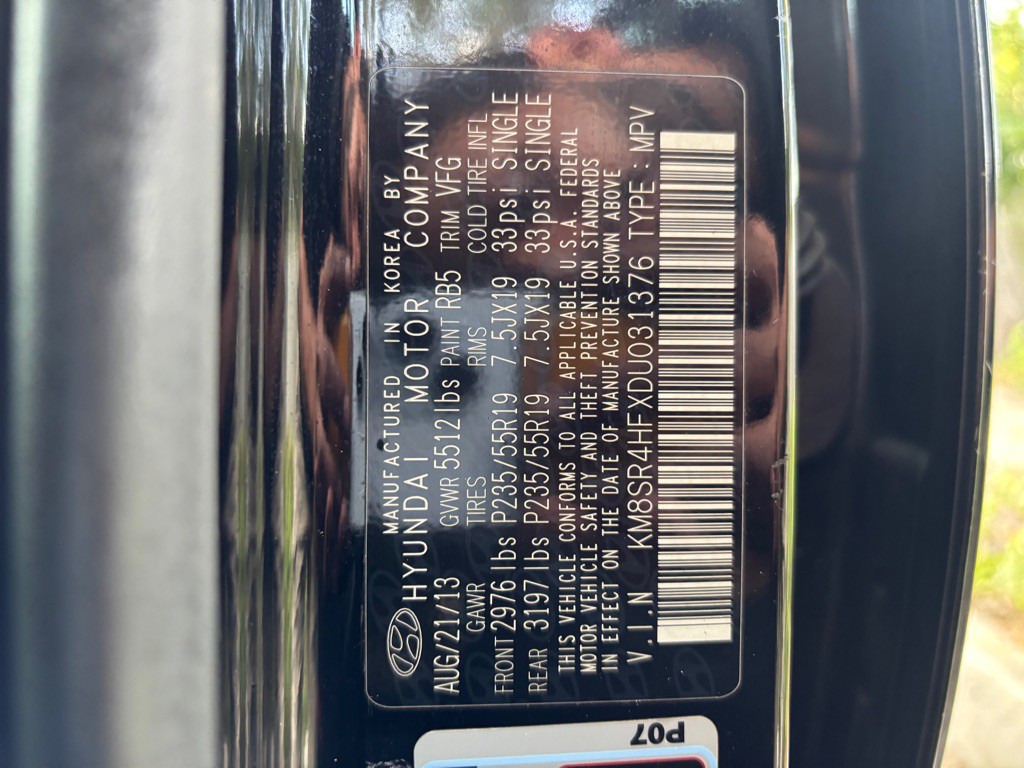 2013 Hyundai Santa Fe Image 30