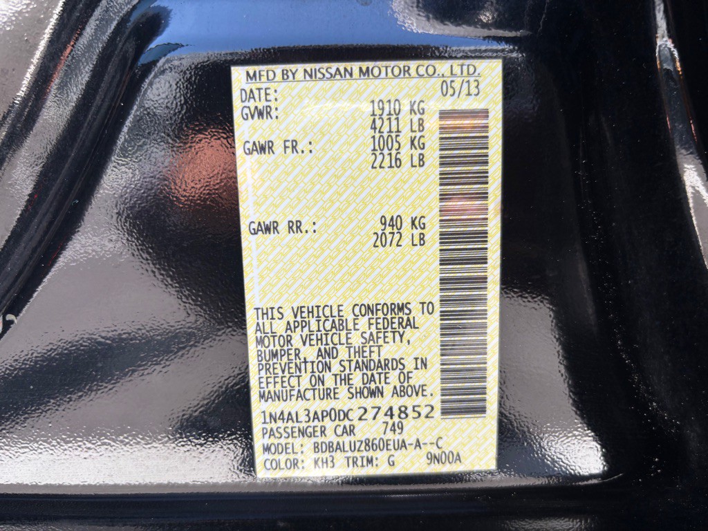 2013 Nissan Altima Image 32