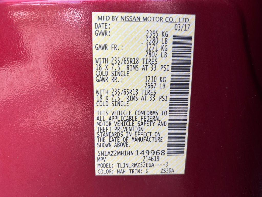 2017 Nissan Murano Image 31