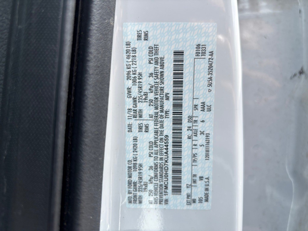 2019 Ford Escape Image 32