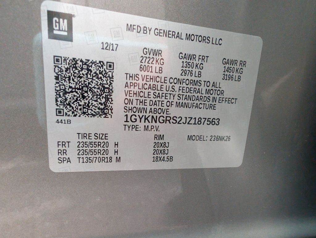 2018 Cadillac XT5 Image 45