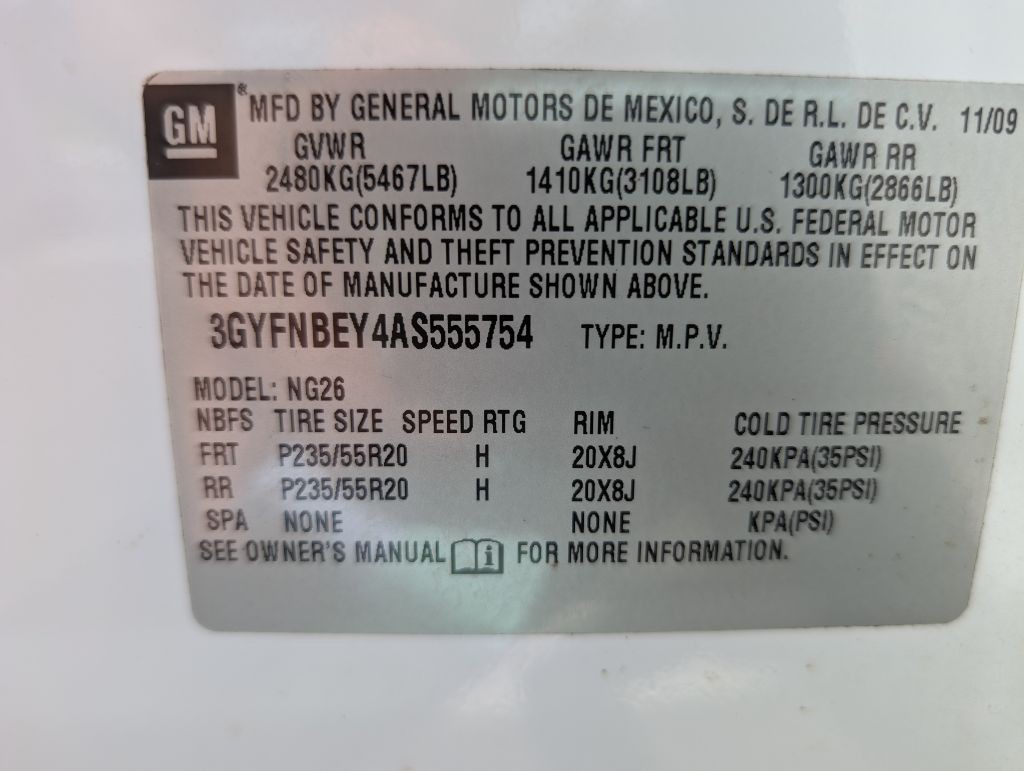 2010 Cadillac SRX Image 38