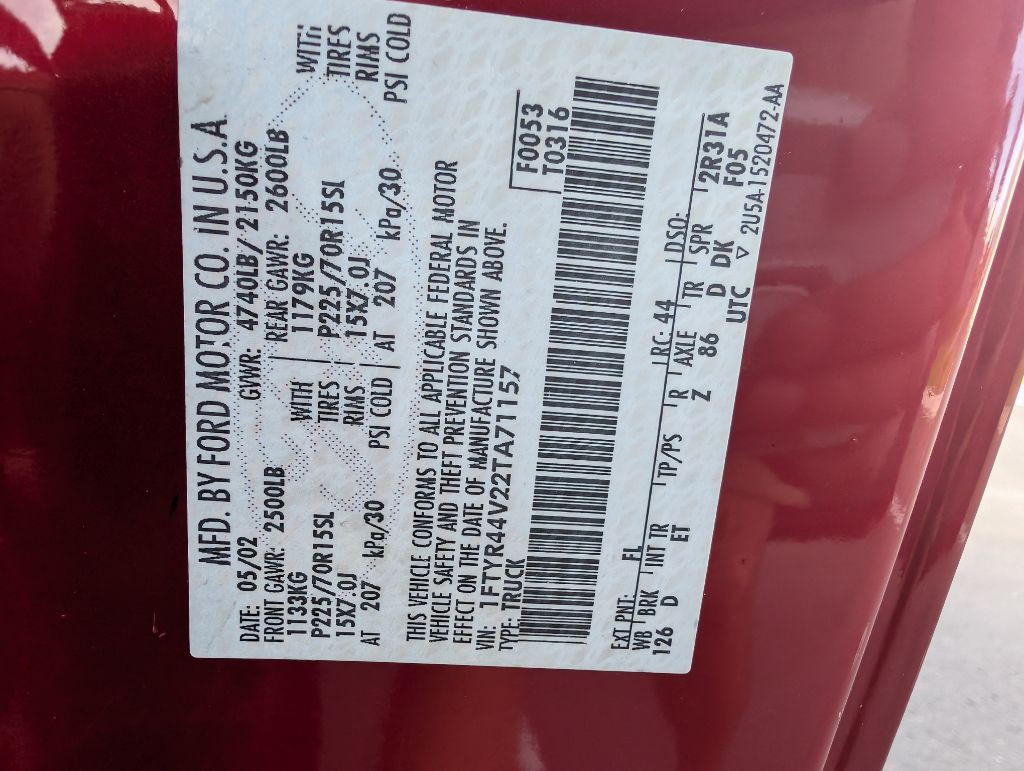 2002 Ford Ranger Image 25