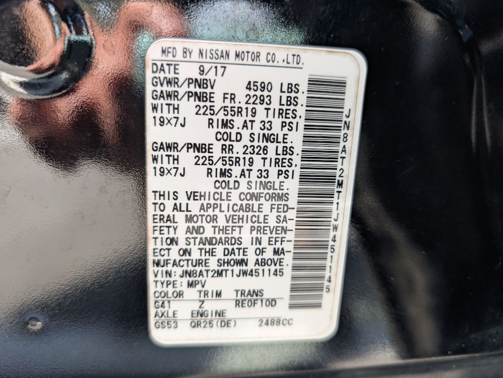 2018 Nissan Rogue Image 45