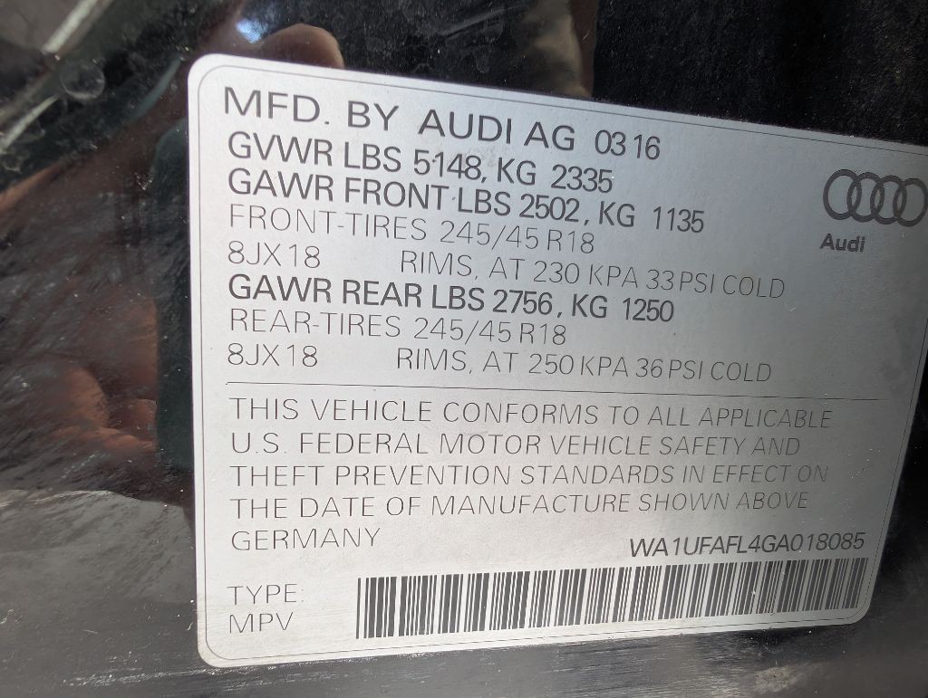 2016 Audi A4 Image 43