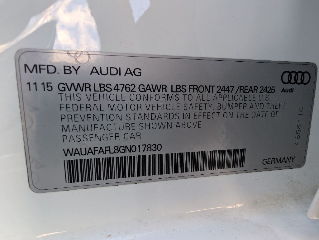 2016 Audi A4 Image 44