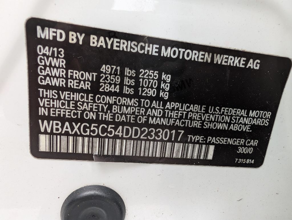 2013 BMW 5 Series Image 39