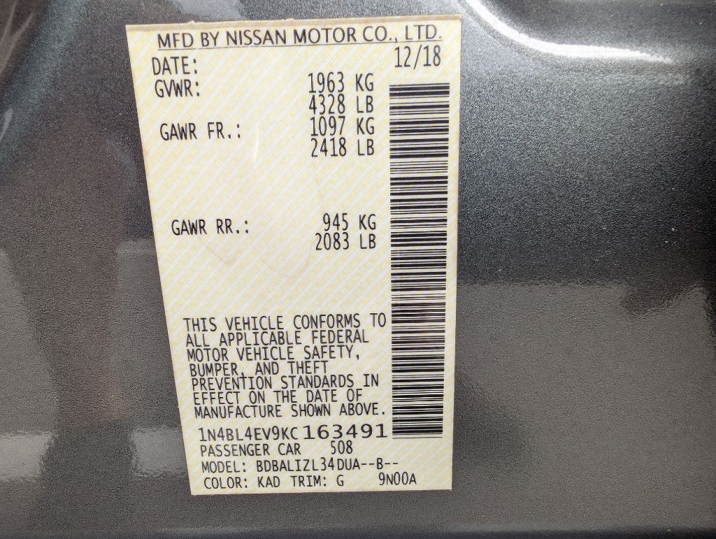 2019 Nissan Altima Image 42