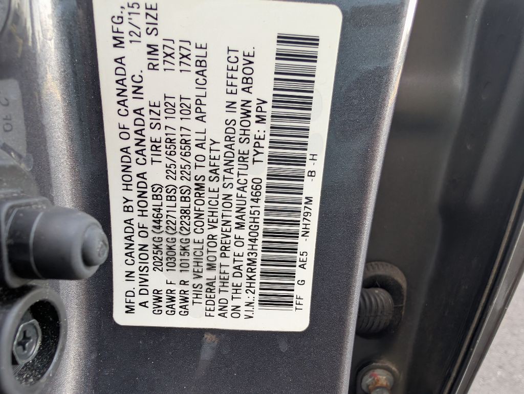 2016 Honda CR-V Image 38