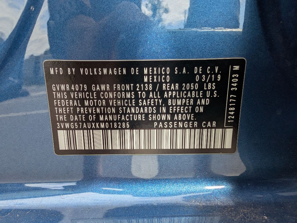 2019 Volkswagen Golf Image 41