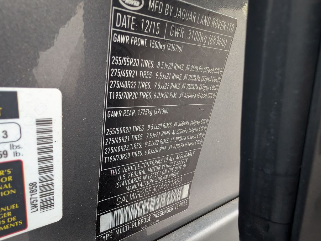 2016 Land Rover Range Rover Sport Image 48