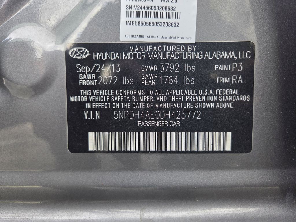 2013 Hyundai Elantra Image 13