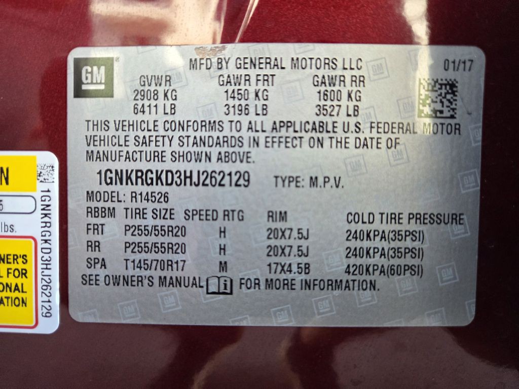 2017 Chevrolet Traverse Image 12