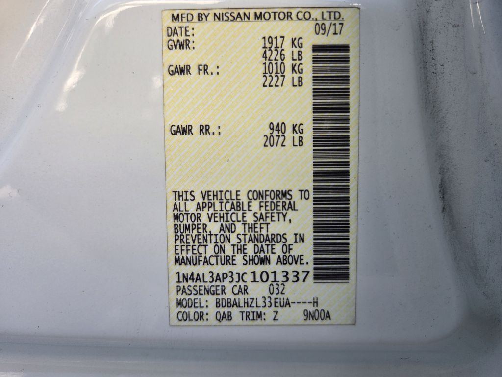 2018 Nissan Altima Image 15