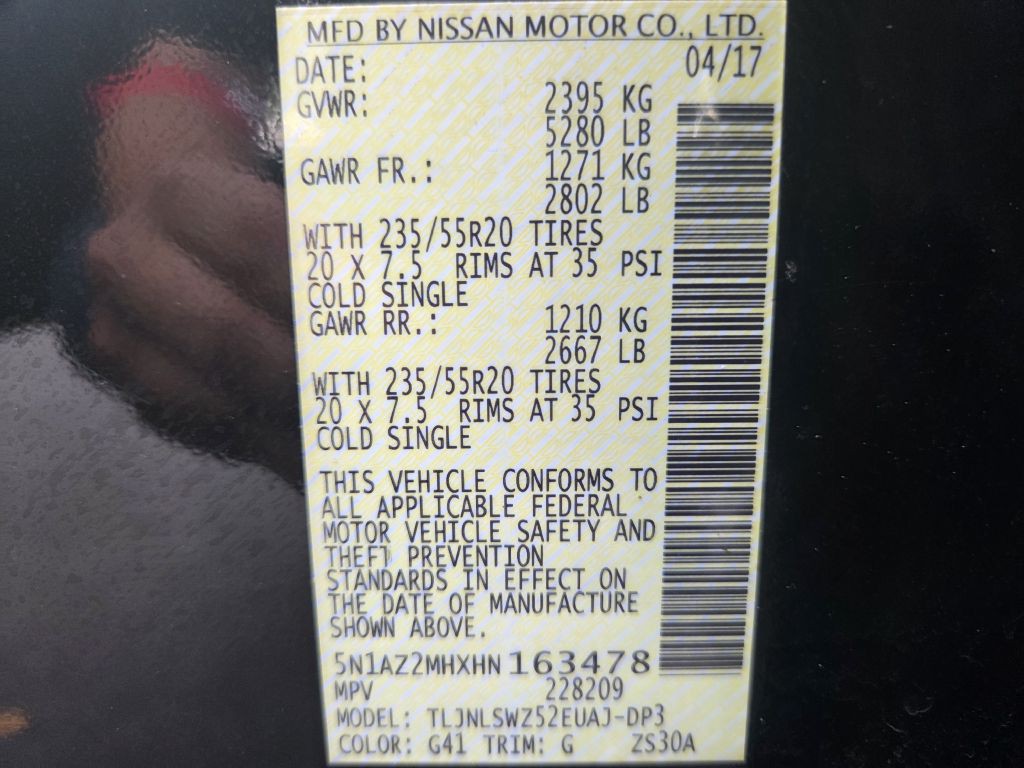 2017 Nissan Murano Image 10