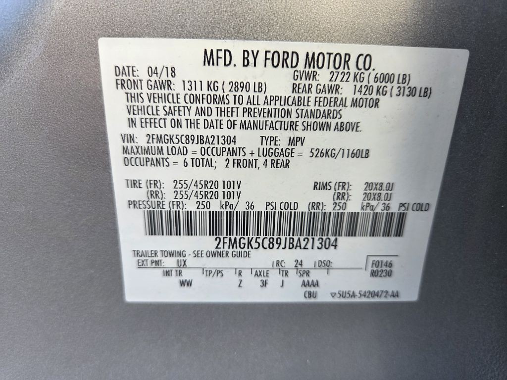 2018 Ford Flex Image 13