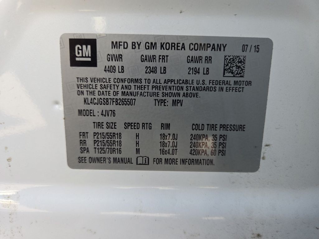 2015 Buick Enclave Image 15