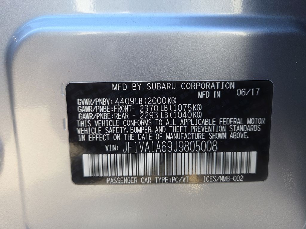 2018 Subaru WRX Image 15