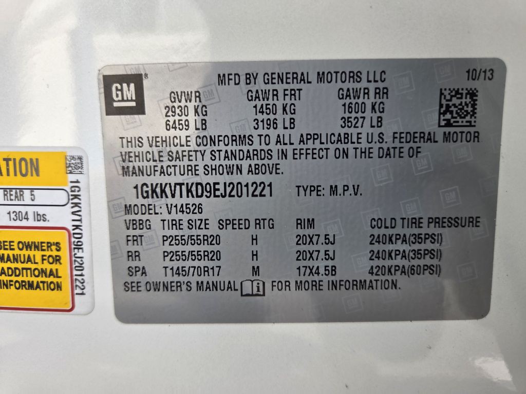 2014 GMC Acadia Image 12