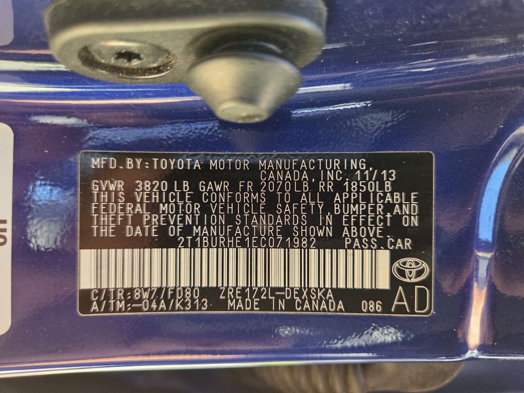 2014 Toyota Corolla Image 14