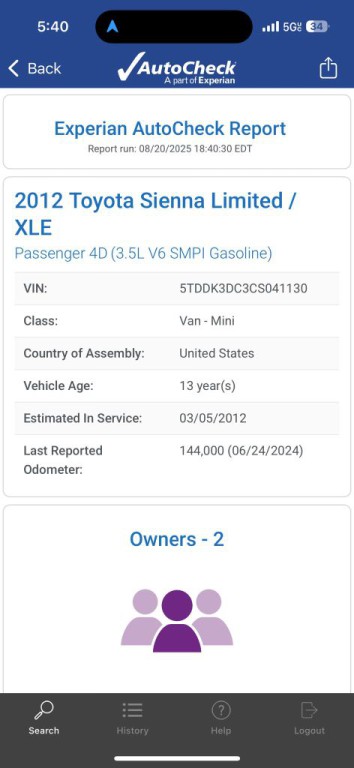 2012 Toyota Sienna Image 28