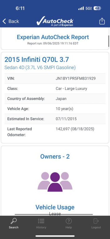 2015 INFINITI Q70 Image 24