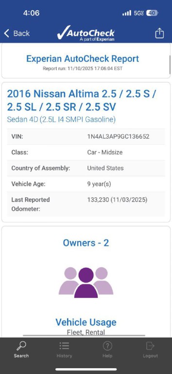 2016 Nissan Altima Image 21