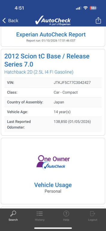 2012 Scion tC Image 23