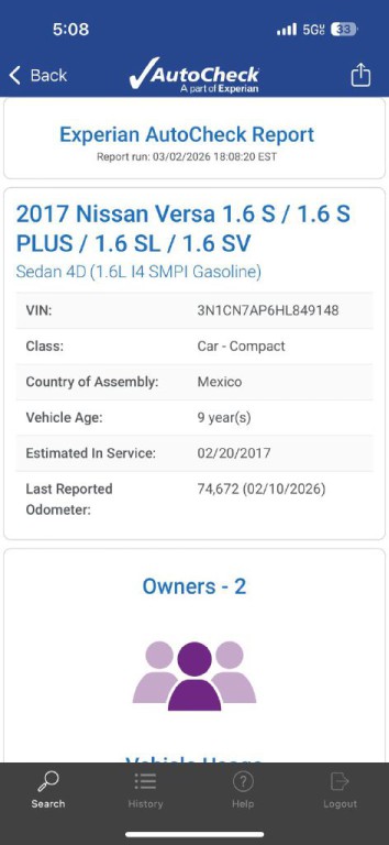 2017 Nissan Versa Image 22