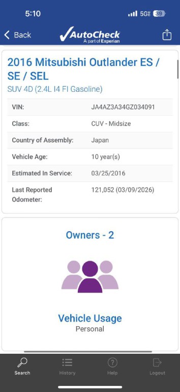 2016 Mitsubishi Outlander Image 26